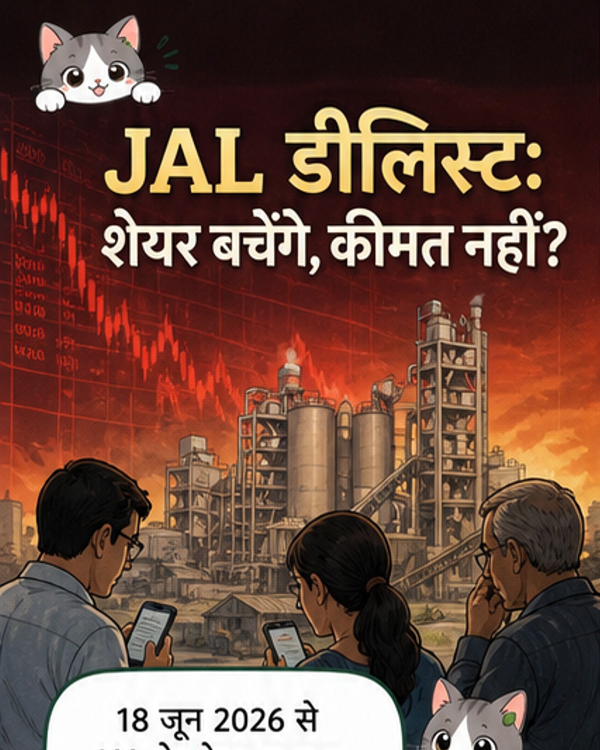 जयप्रकाश एसोसिएट्स शेयर बाजार से बाहर