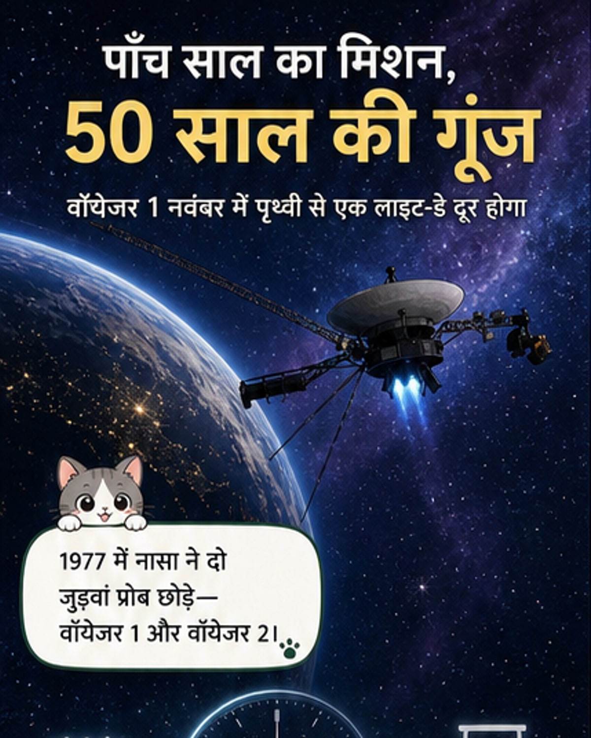 वॉयेजर: 50 साल बाद भी अंतरिक्ष में संदेश भेज रहा है