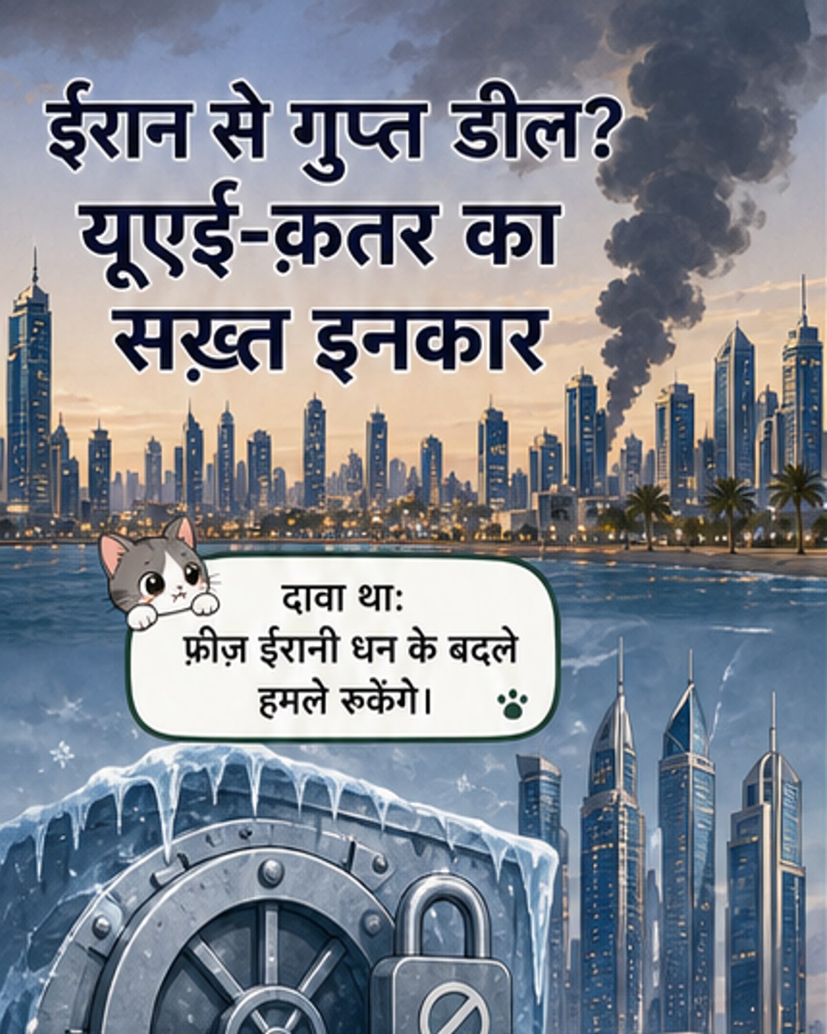 यूएई-कतर ने ईरान के साथ गुप्त समझौते को खारिज किया
