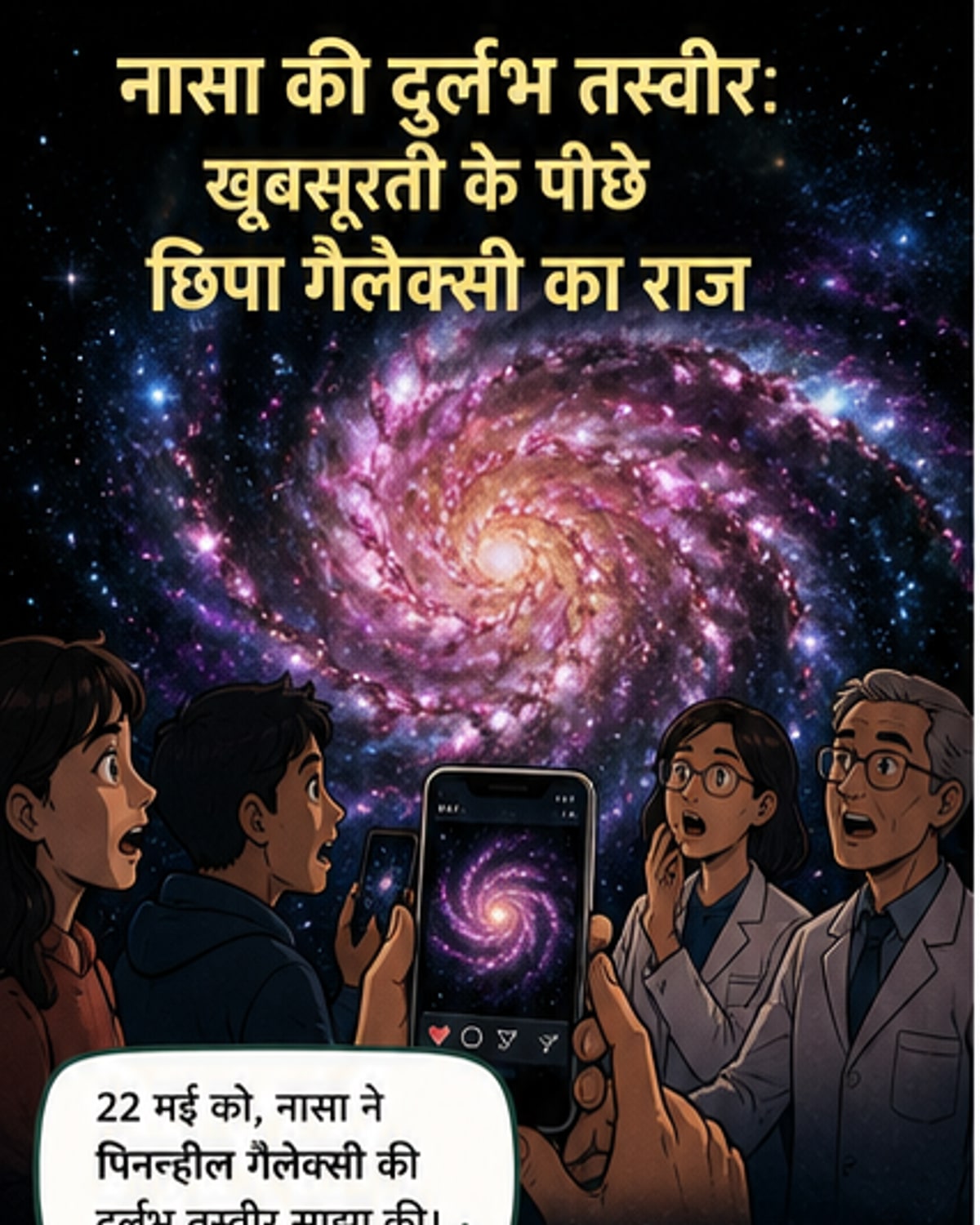 नासा ने साझा की अंतरिक्ष की दुर्लभ तस्वीर