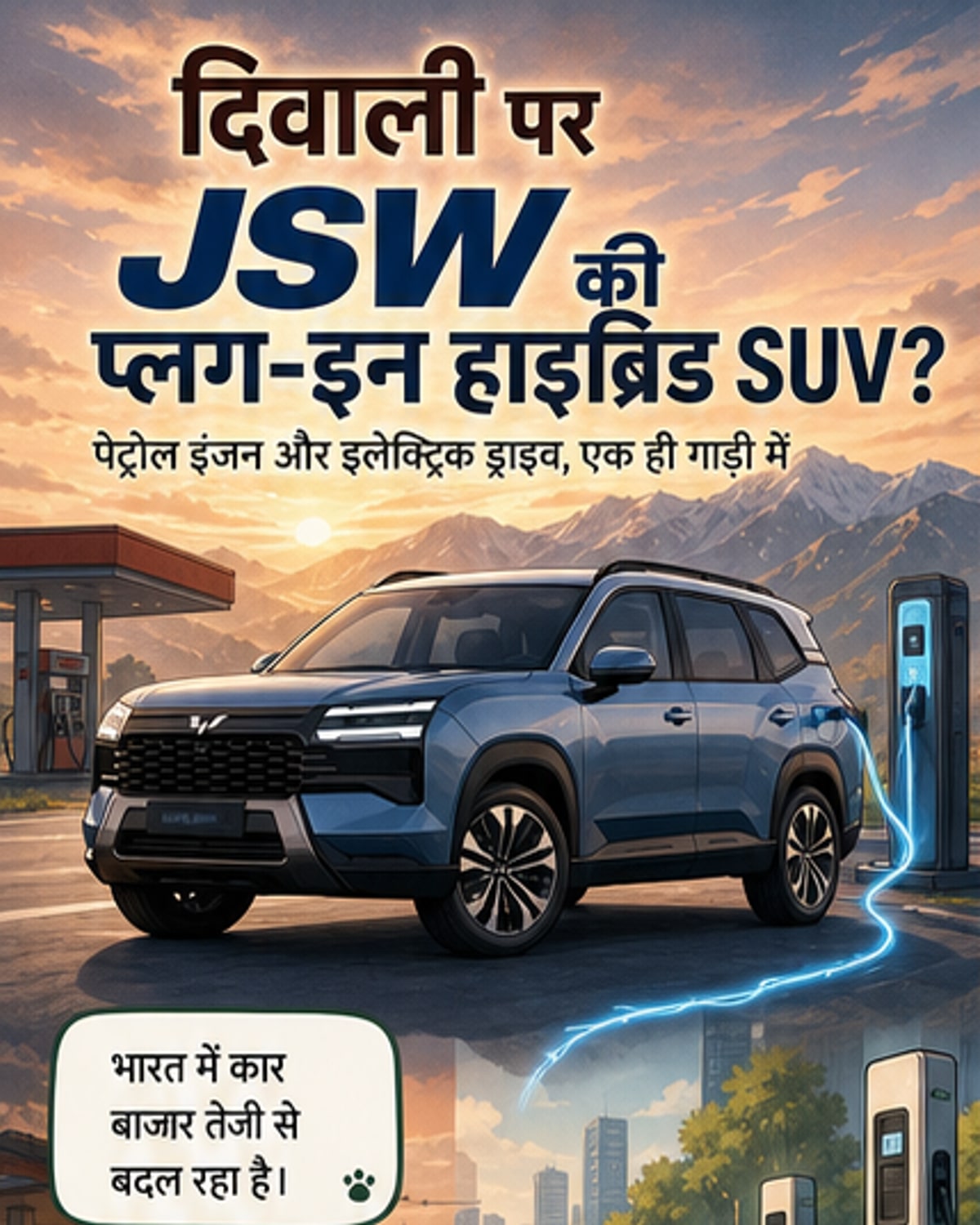 JSW भारत में लॉन्च करेगी हाइब्रिड SUV