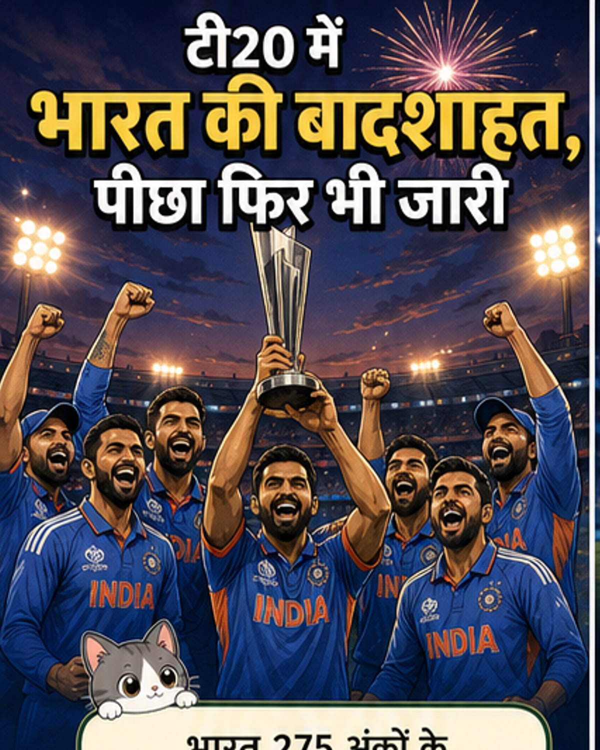 भारत टी20 में फिर नंबर-1