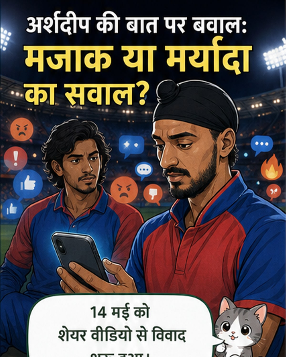 अर्शदीप पर नस्लीय टिप्पणी का आरोप
