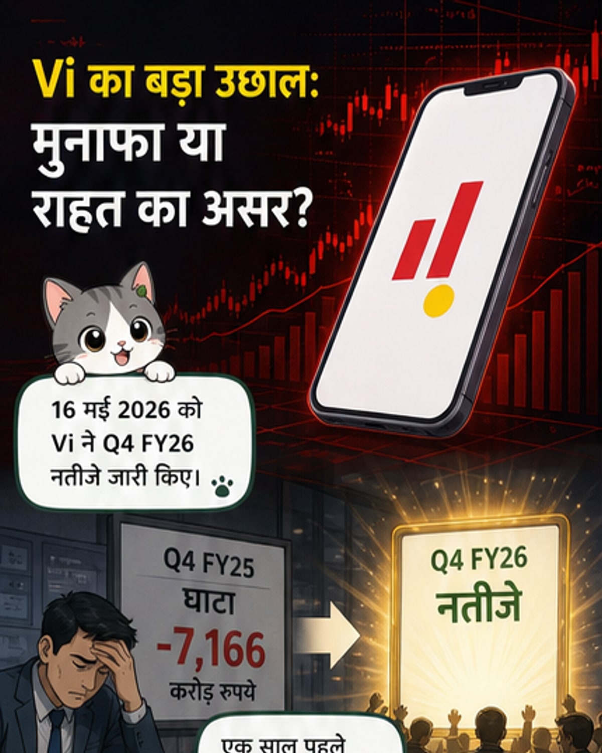 Vi ने AGR राहत के बाद मुनाफे का इतिहास रचा