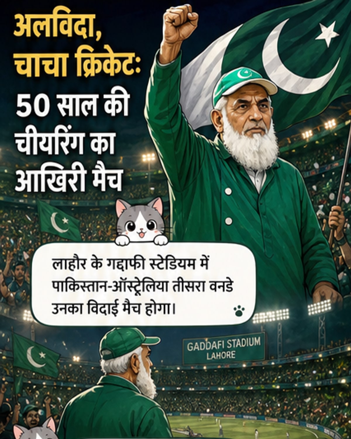 अलविदा 'चाचा क्रिकेट'