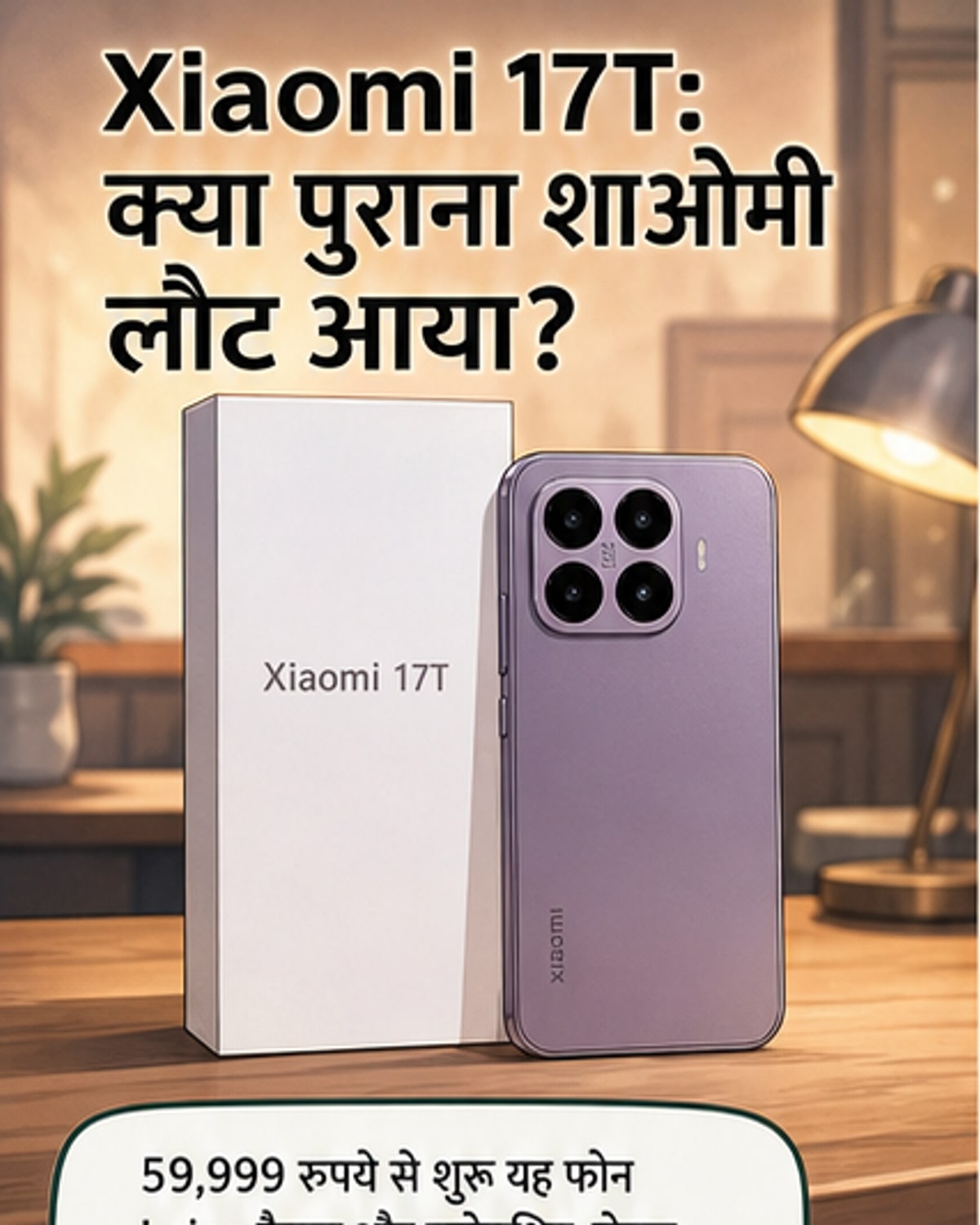 शाओमी 17T: वापसी का दावा, Leica कैमरे के साथ