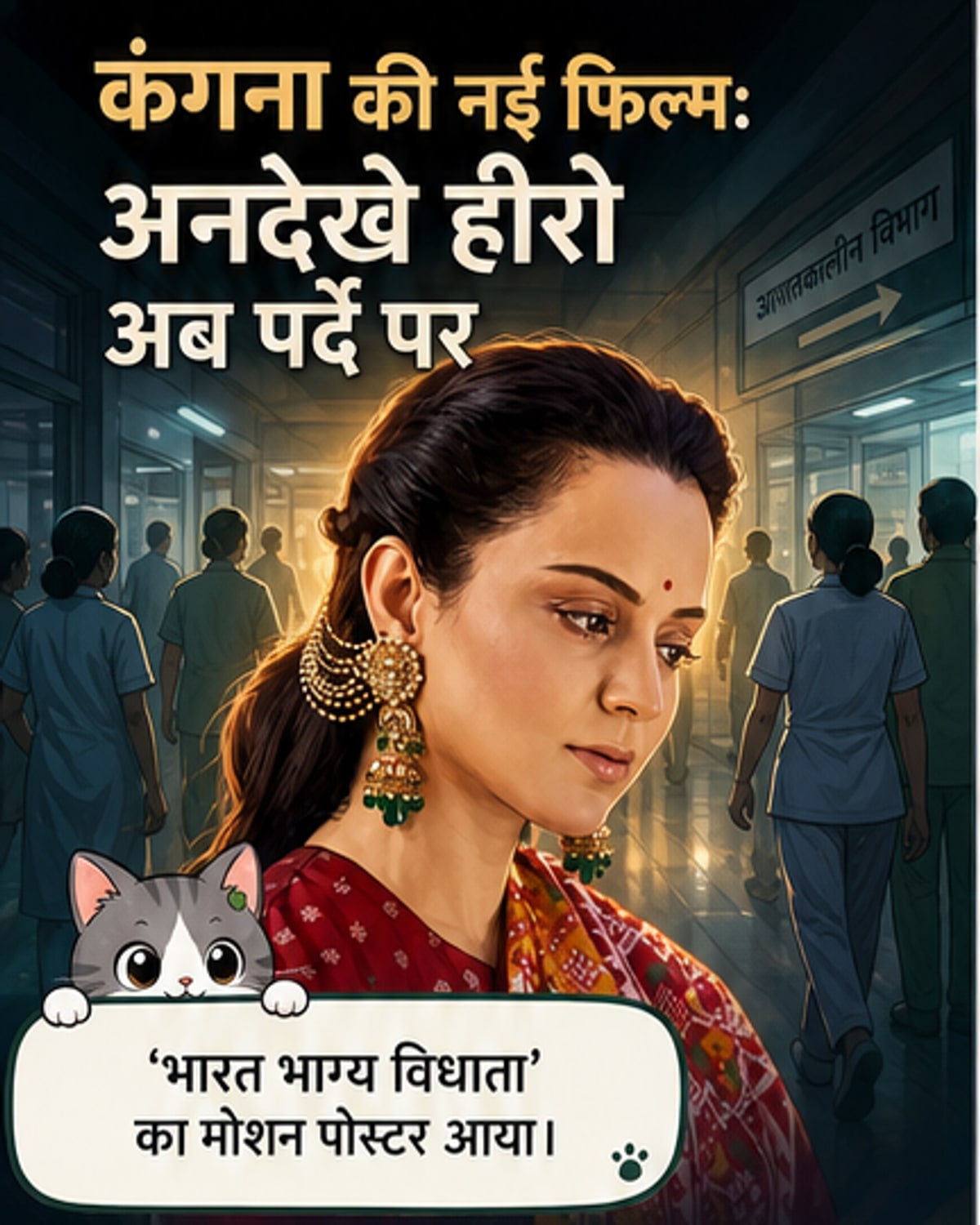 कंगना की नई फिल्म में छुपे हीरो