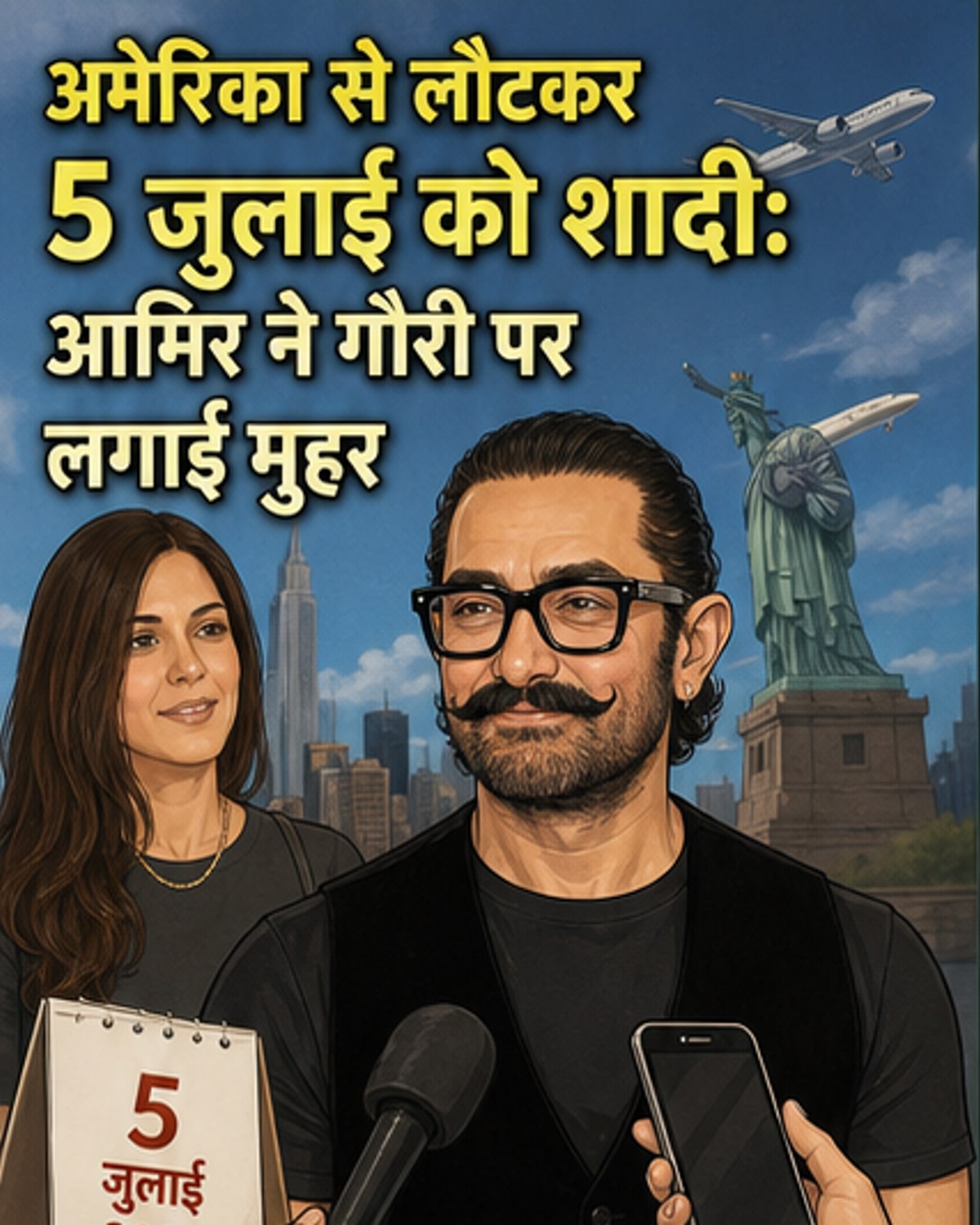 आमिर खान शादी के बंधन में बंधे