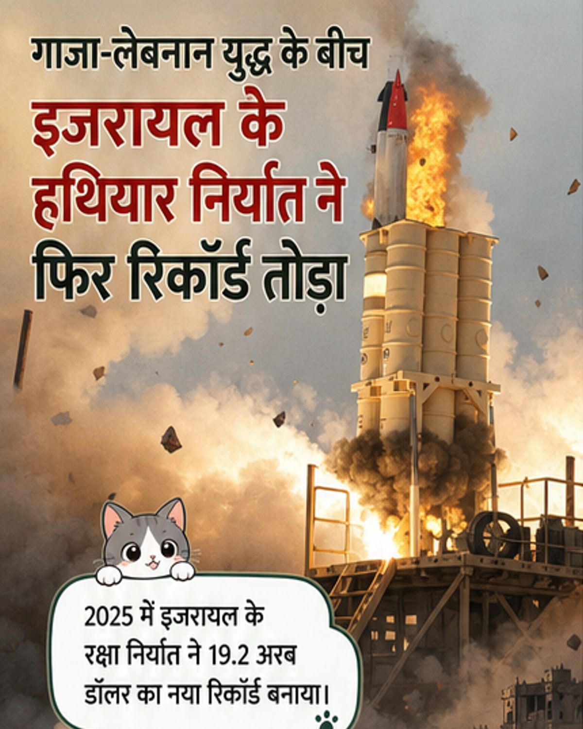 इजरायल के हथियारों का निर्यात ने तोड़ा रिकॉर्ड