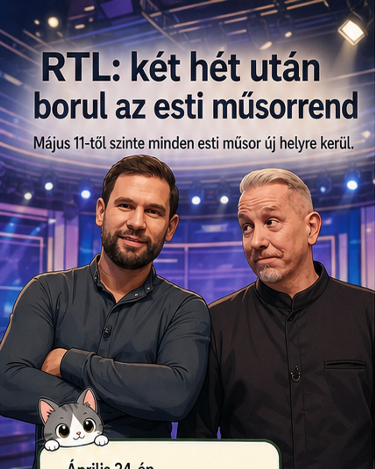 RTL-nél nagy műsorváltozás