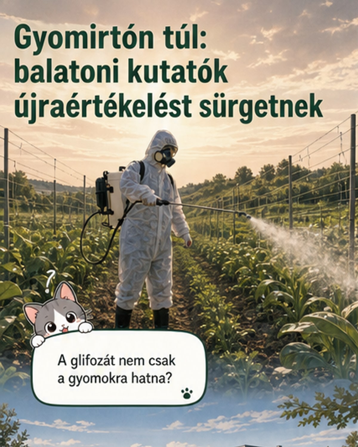 Glifozát hatással lehet csigák fejlődésére