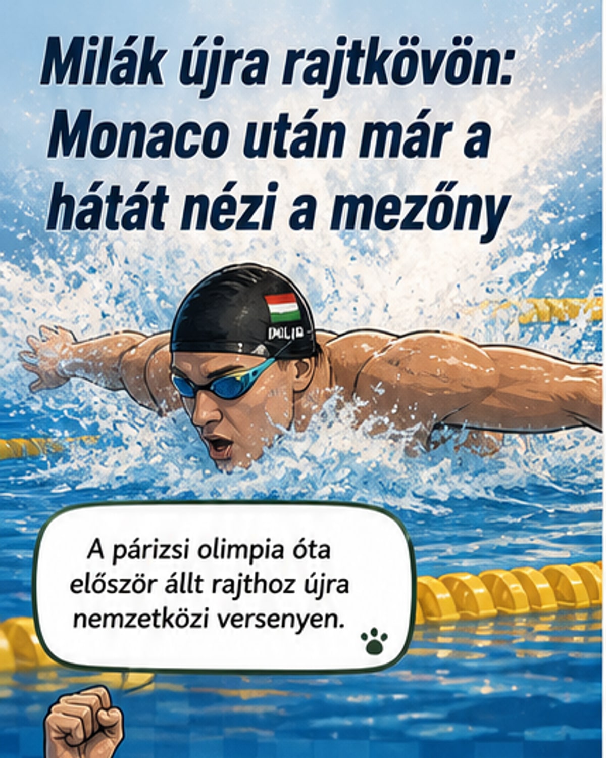 Milák újra versenyzett – és győzött