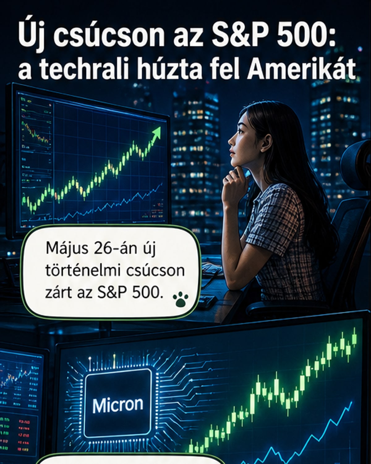 Új csúcs az S&P 500-nál