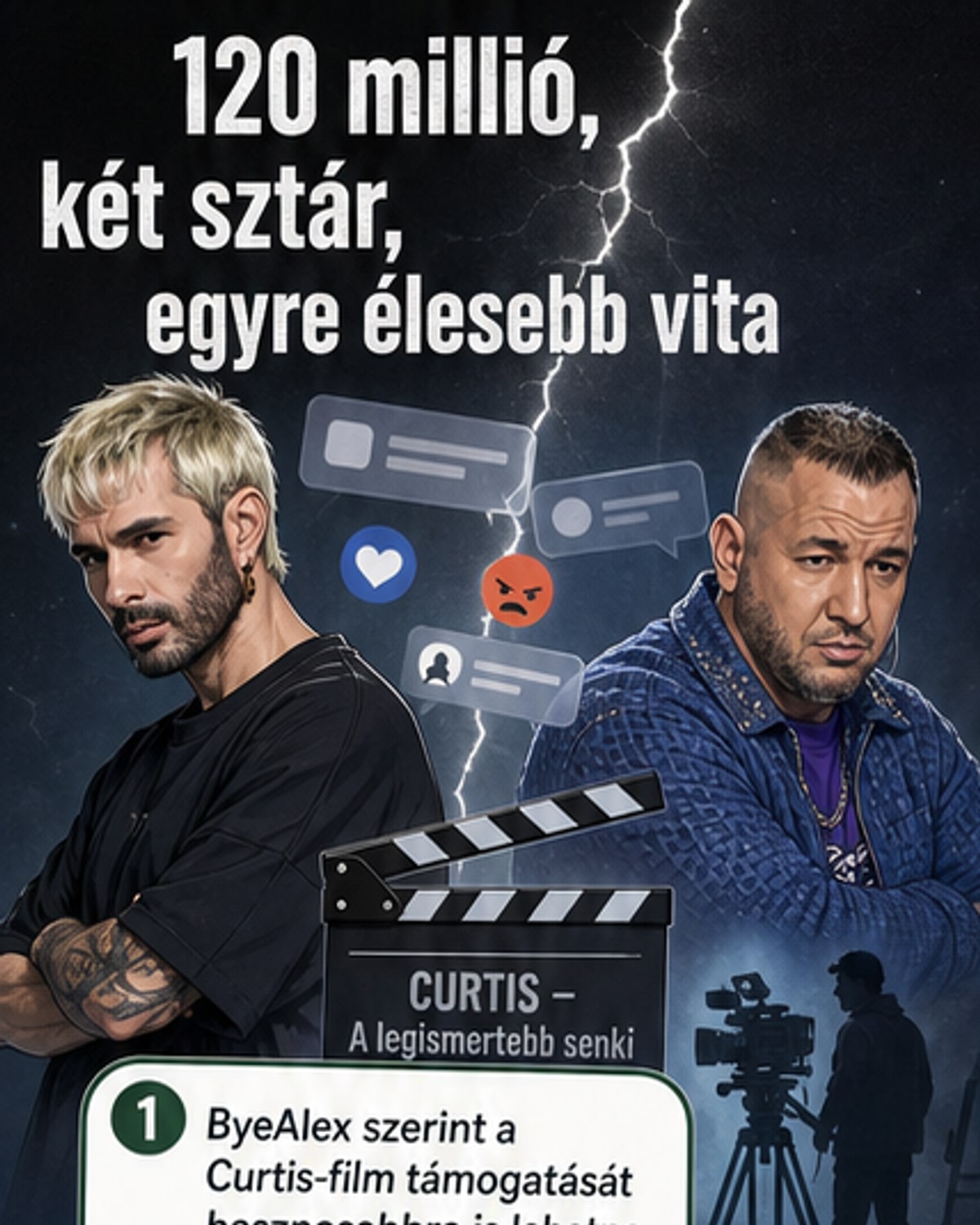 Curtis és ByeAlex szócsatája a film támogatásról