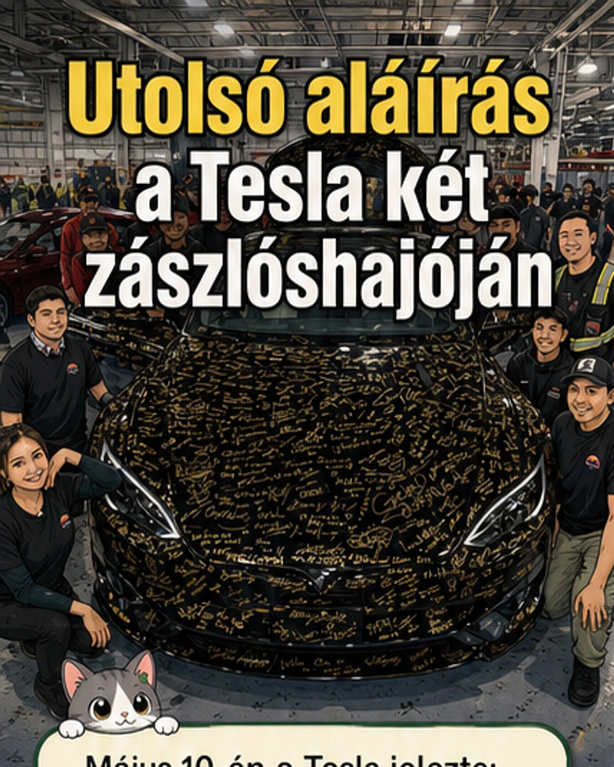 Elkészült az utolsó Tesla Model S és X