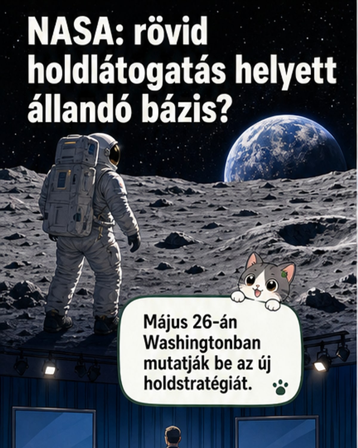 NASA új Hold-bázist épít