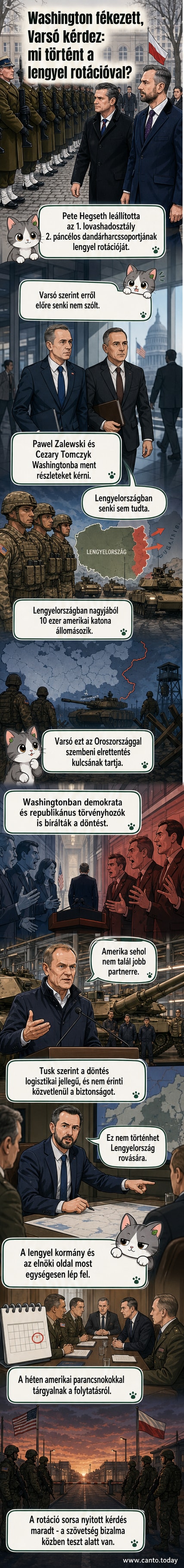 Lengyel miniszter és amerikai tisztviselők egy M1 Abrams harckocsi mellett, a NATO zászlaja háttérben