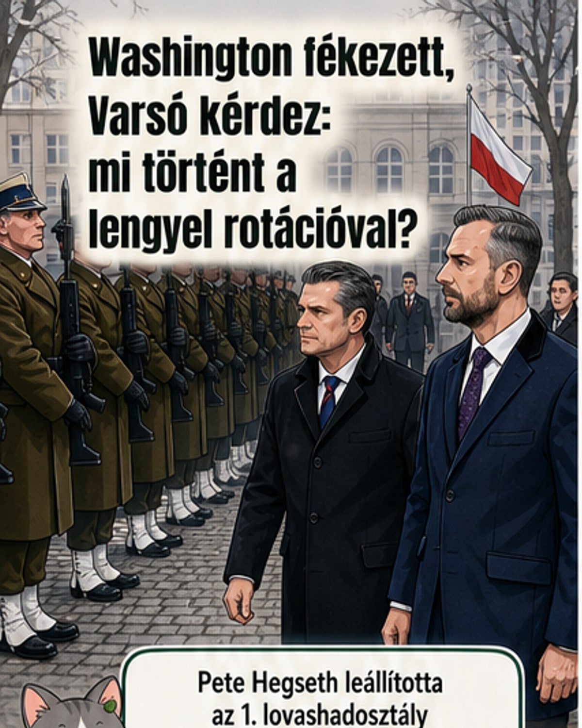 Amerika felfüggeszti a katona-rotációt Lengyelországban