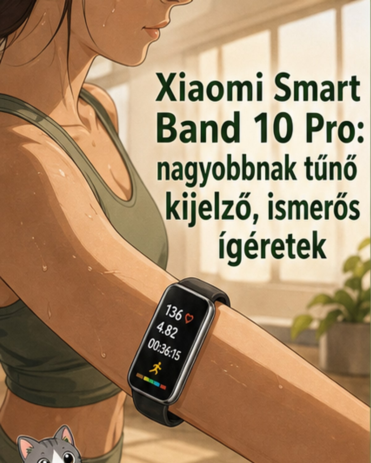 Xiaomi Smart Band 10 Pro: nagyobb kijelző, hosszabb üzemidő