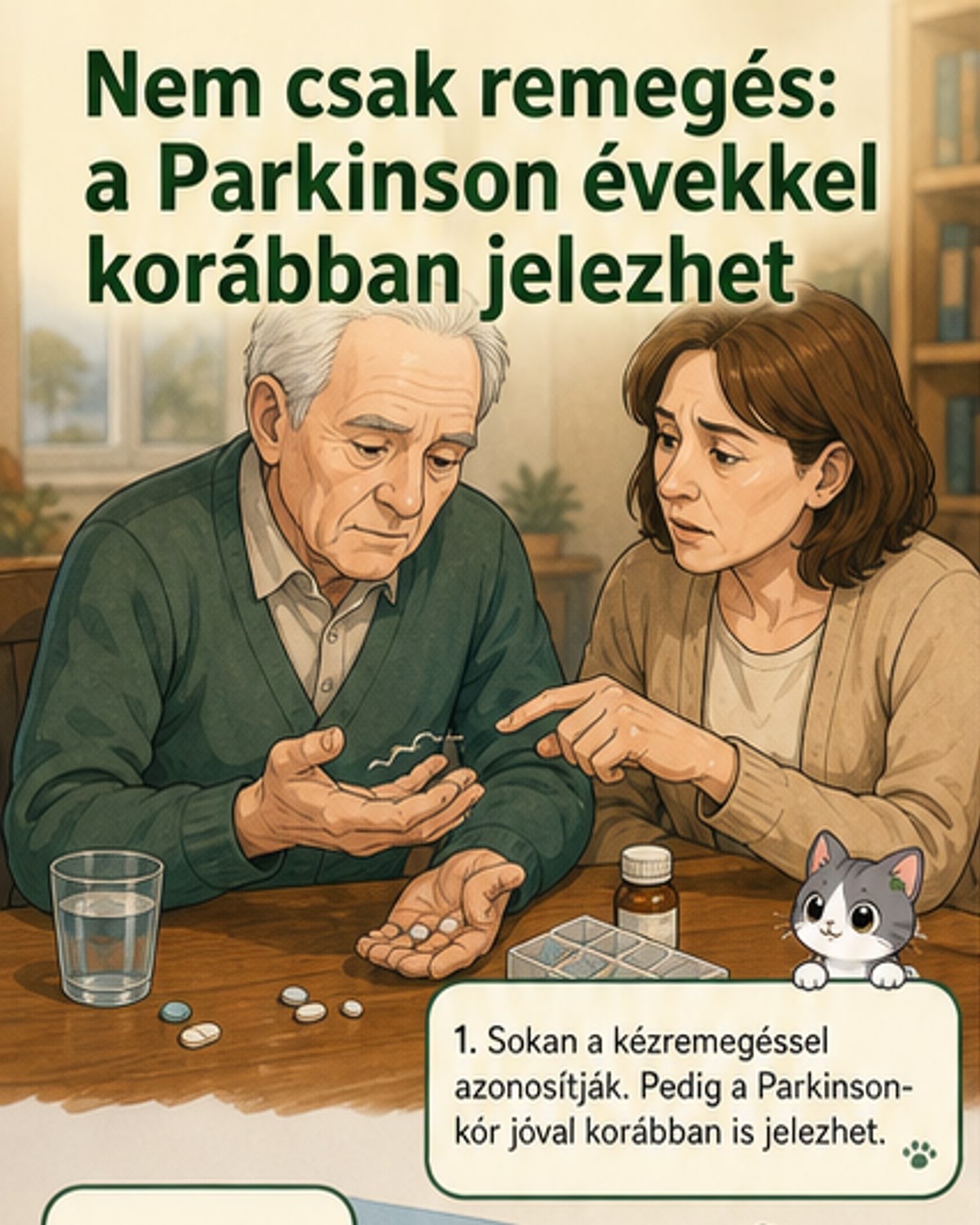 Parkinson: nem csak remegés