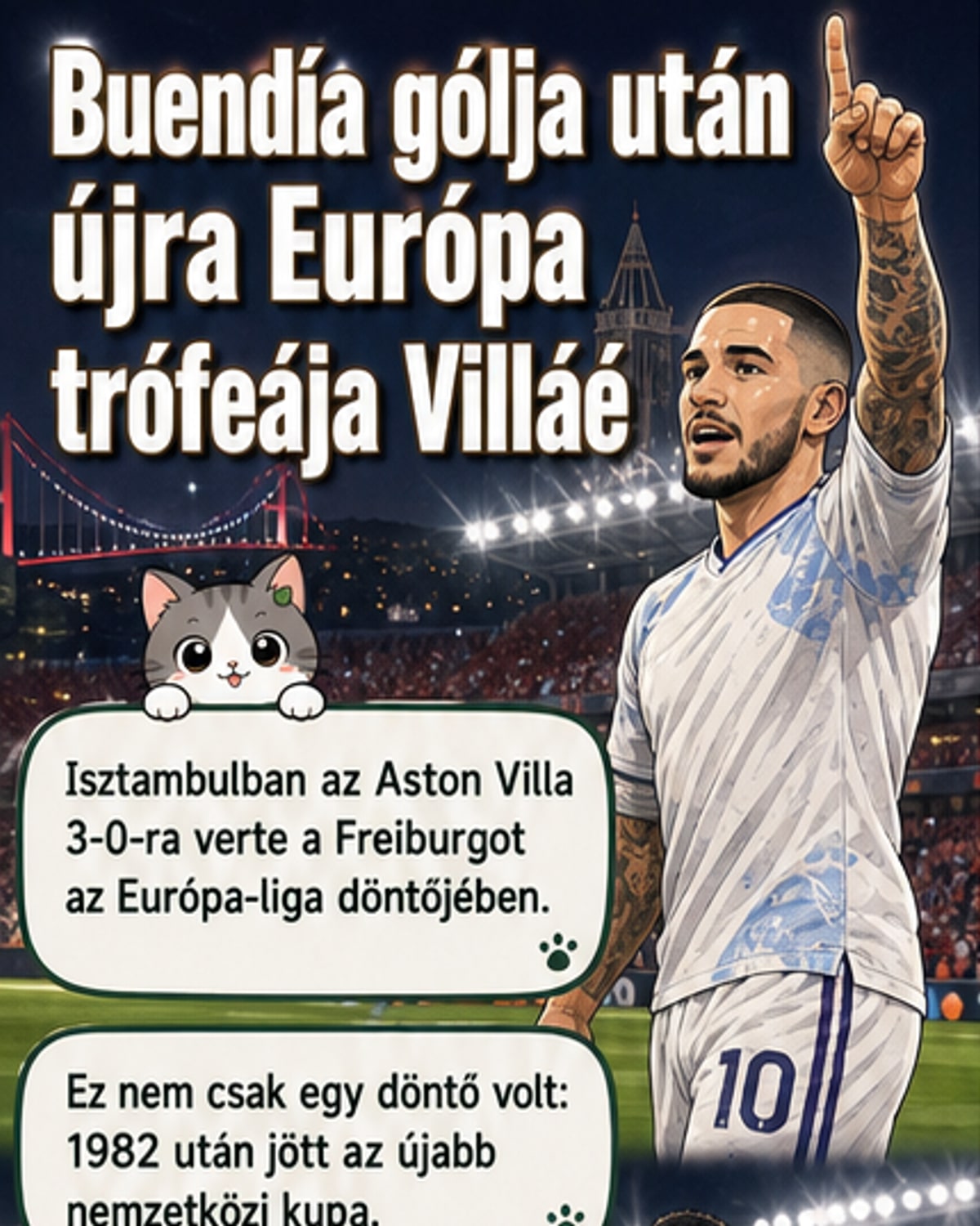 Aston Villa: 3-0 a döntőben