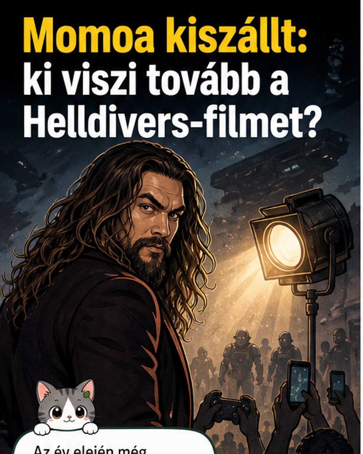 Momoa kilépett a Helldivers mozifilm főszerepéből