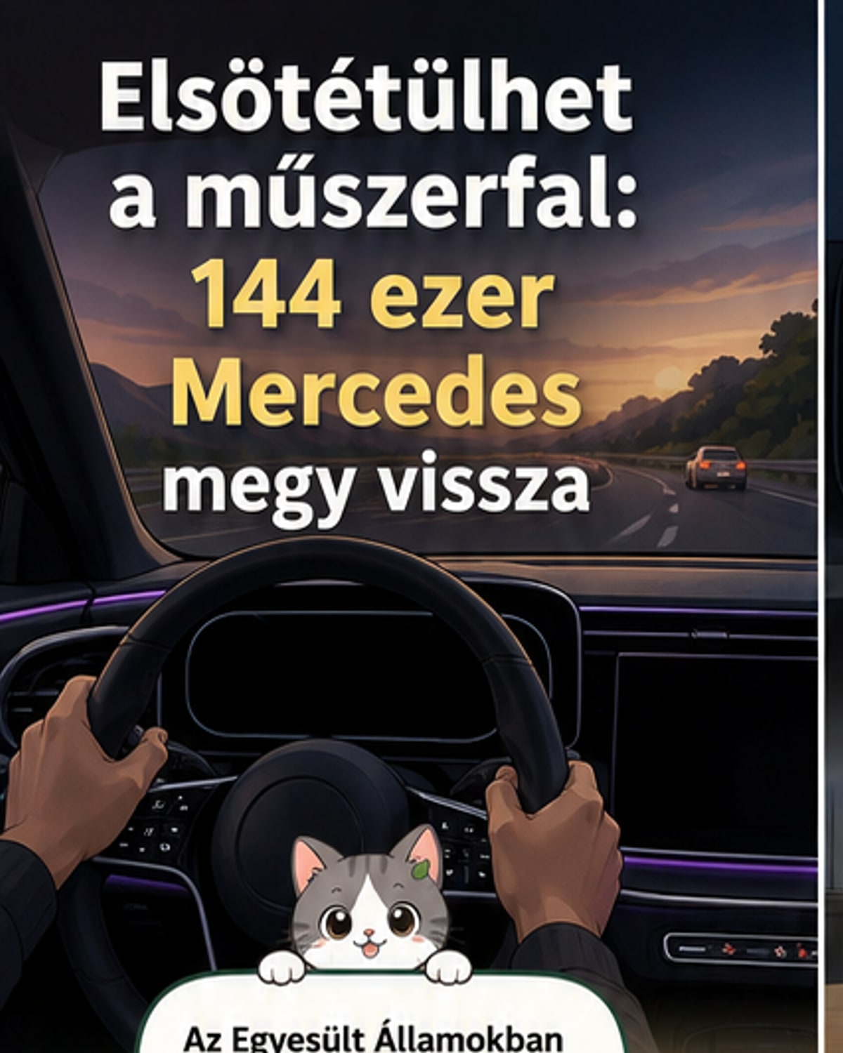 Több mint 140 ezer Mercedes visszahívás