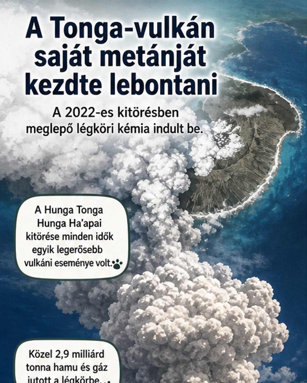 Vulkanikus öntisztítás a légkörben