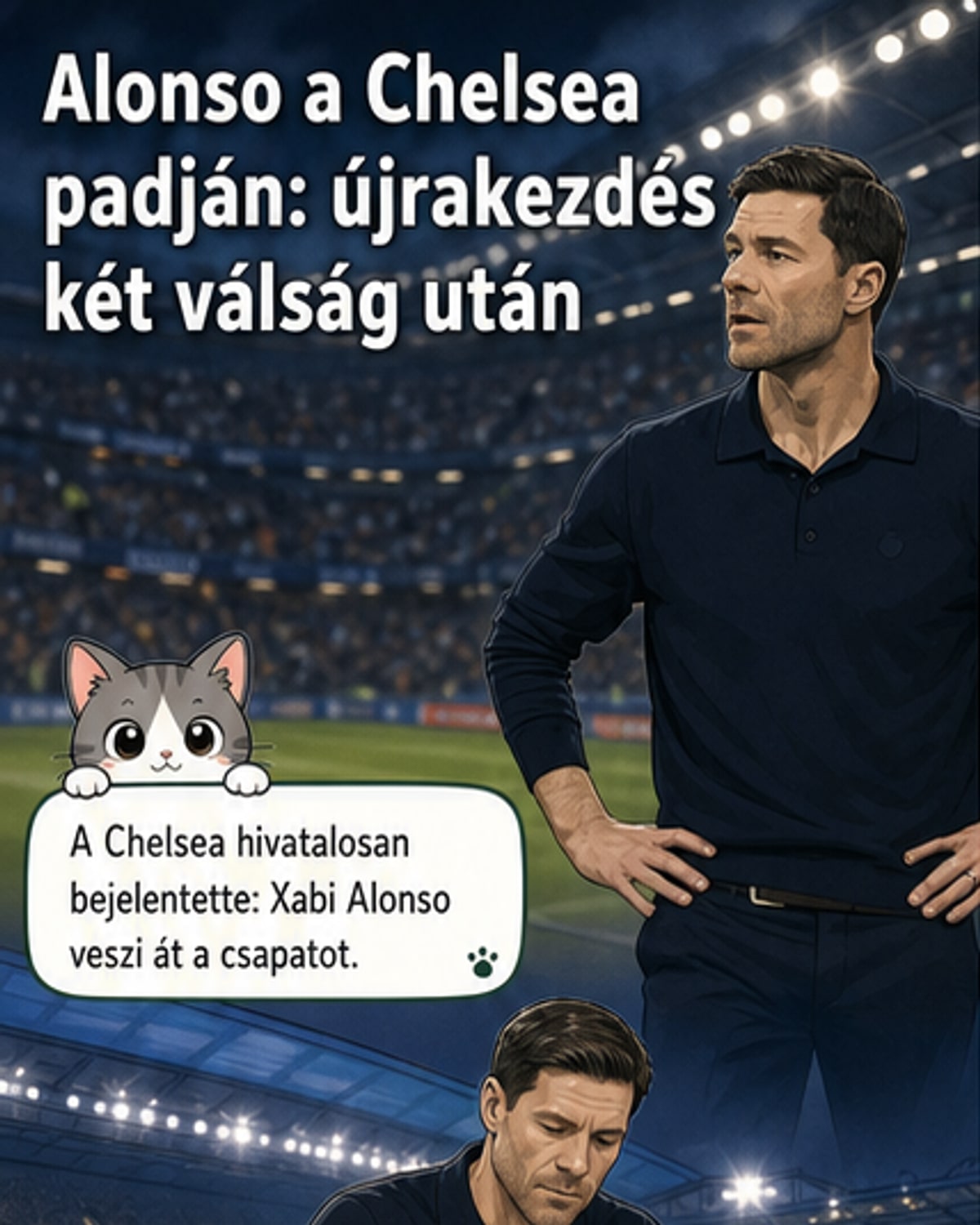 Xabi Alonso vezeti a Chelsea-t