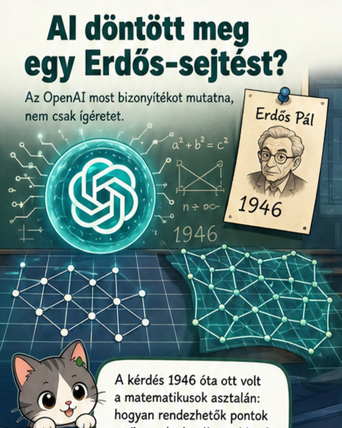 OpenAI: 80 éve megoldatlan matematikai probléma megfejtve