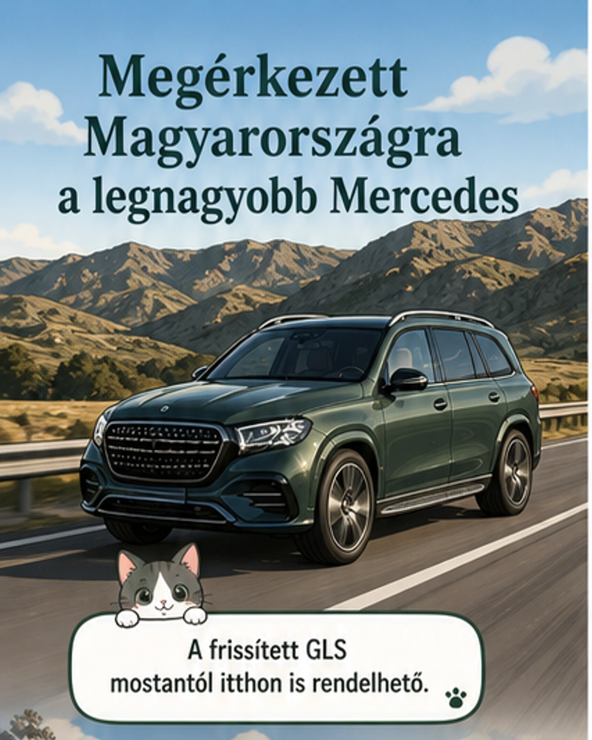 Megérkezett Magyarországra a frissített Mercedes GLS