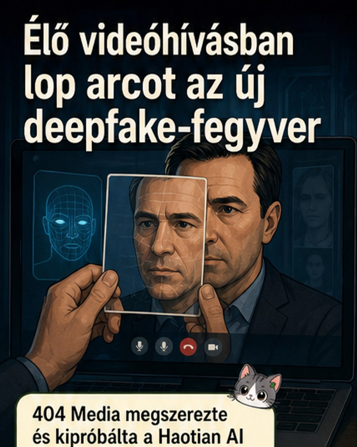 Élő videóhívásban cseréli az arcot a csalók új eszköze