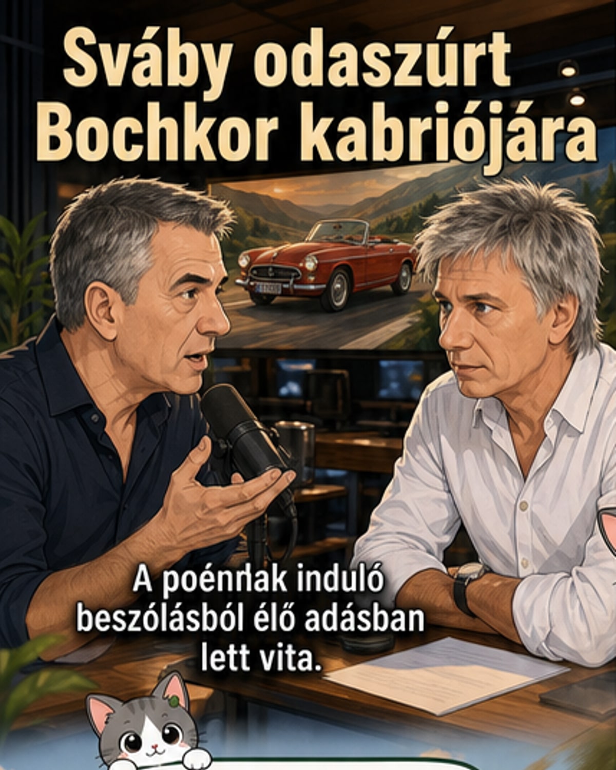 Kabriózás vagy szégyen? Két barát vita