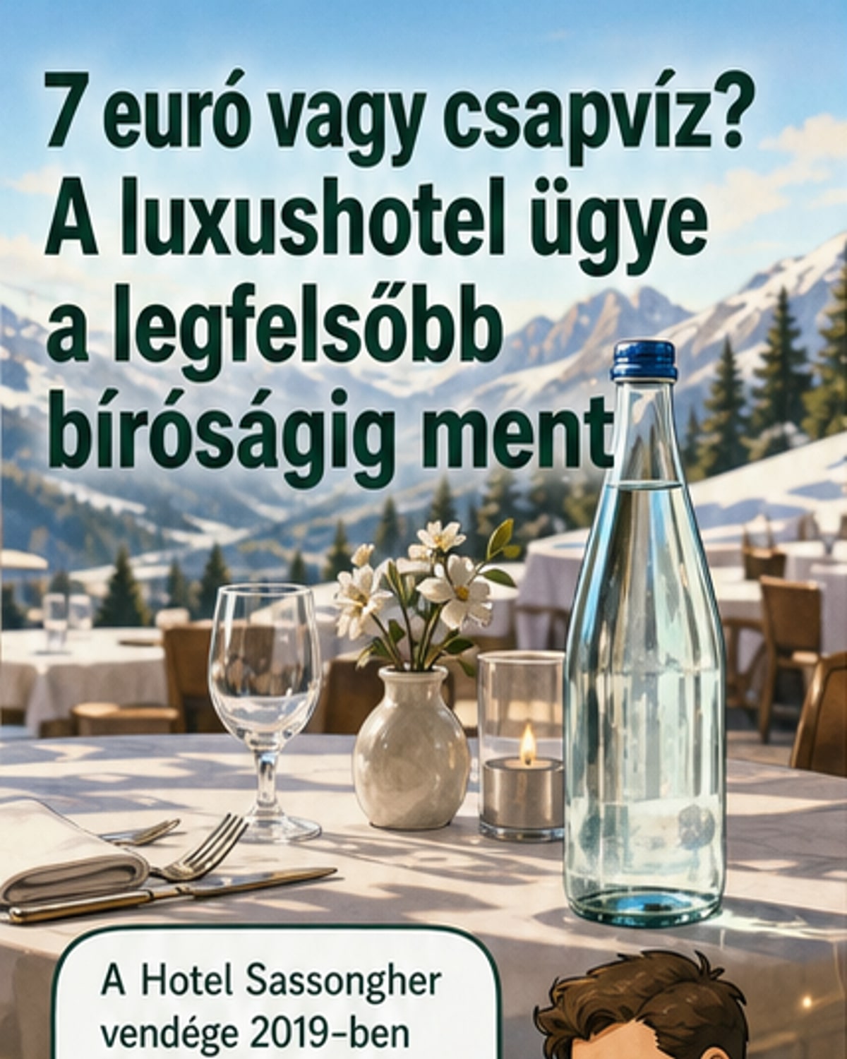 Jár-e a turistának csapvíz luxushotelsben?