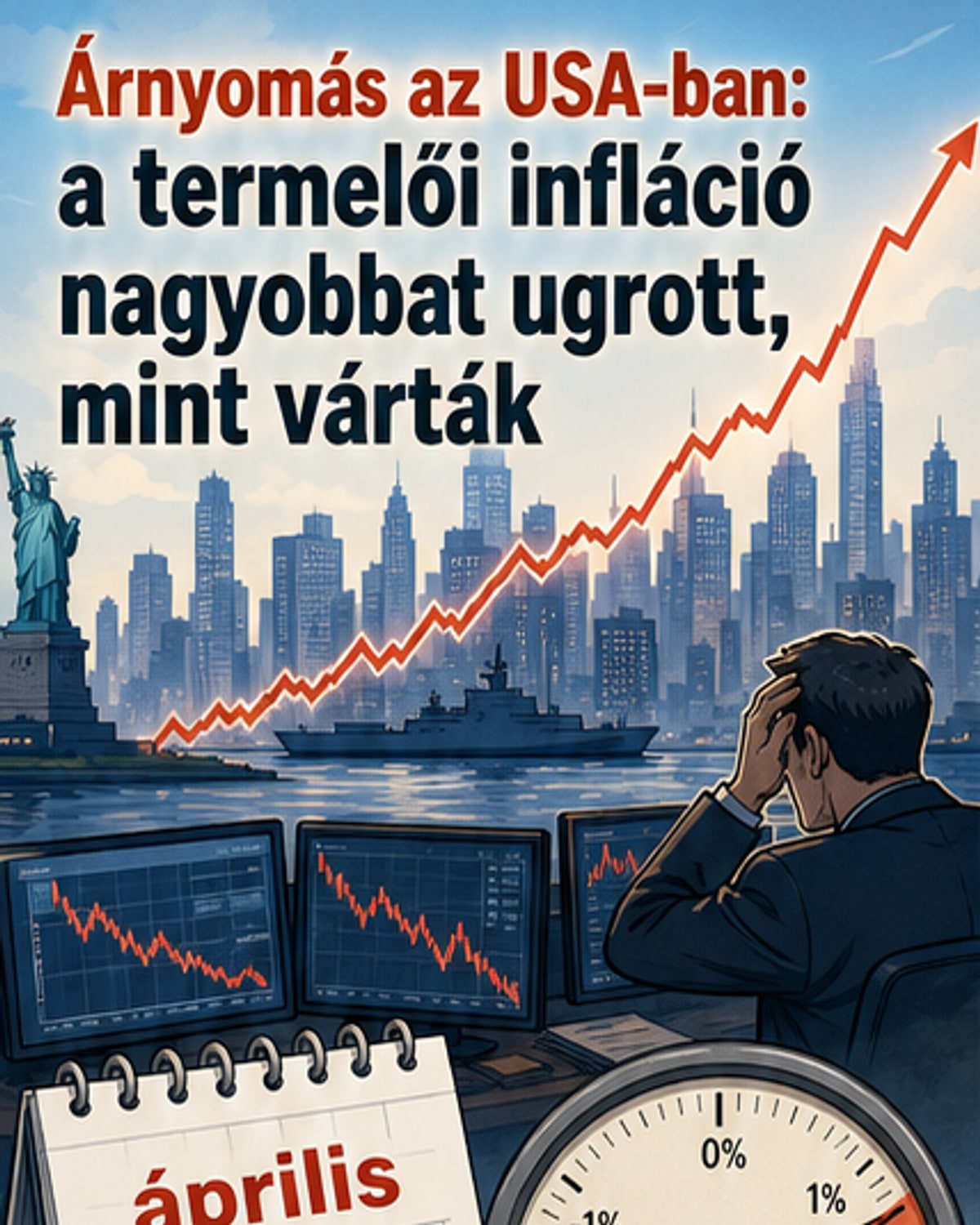 Termelői árak ugrása nyomja az inflációt