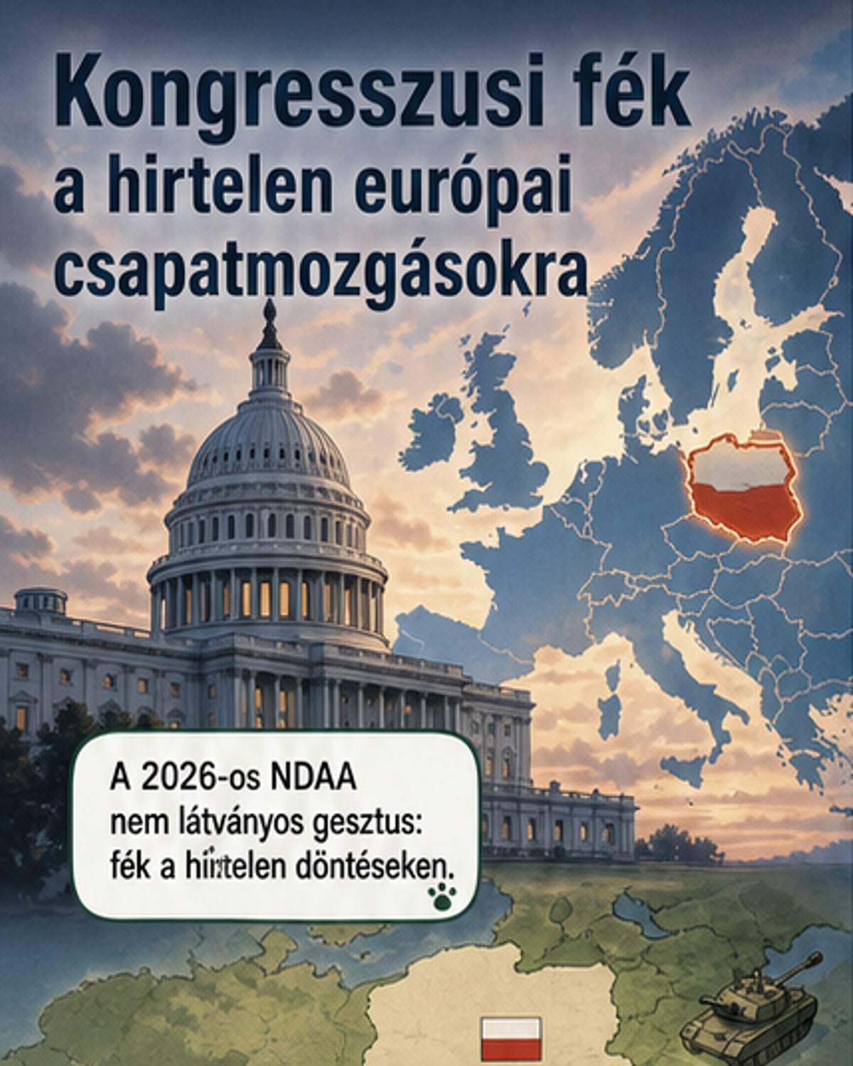 Kongresszus erősíti az USA jelenlétét Európában