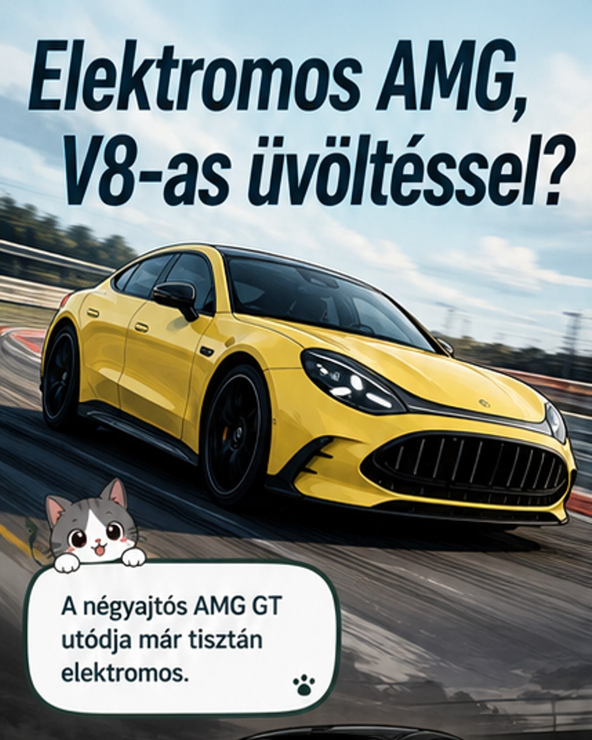 Mercedes-AMG elektromos autója műhanggal csalja a V8-ast