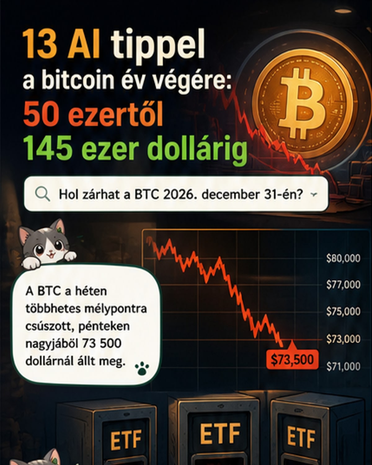 13 AI modell jósolja a Bitcoin árát