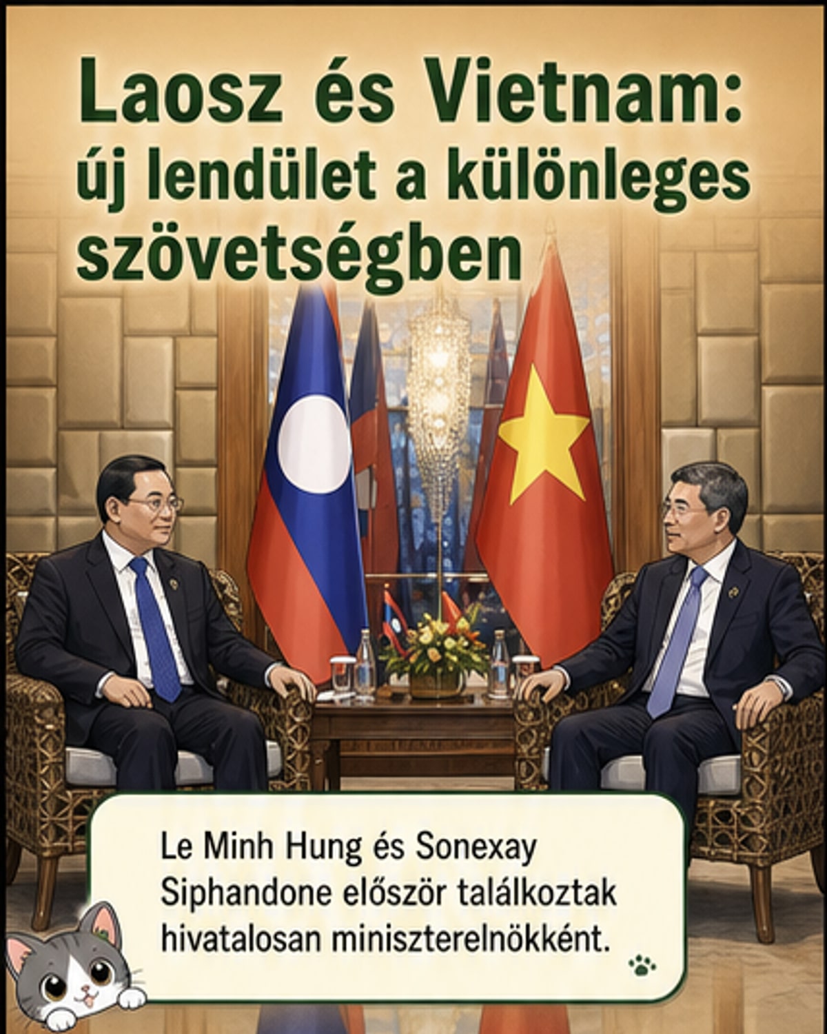 Laosz és Vietnam mélyíti a szövetséget