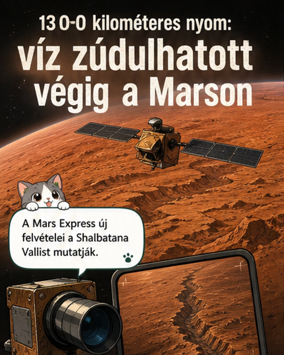 Mars: óceán nyomai a vörös bolygón