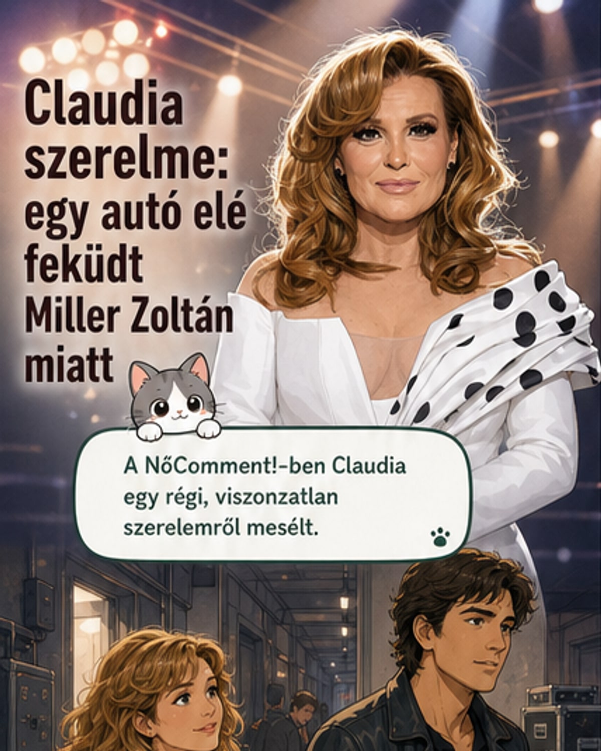 Liptai Claudia kifeküdt egy színész autója elé