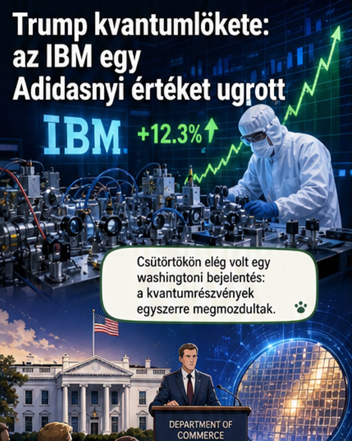 IBM kap 1 milliárdot kvantumgyárra