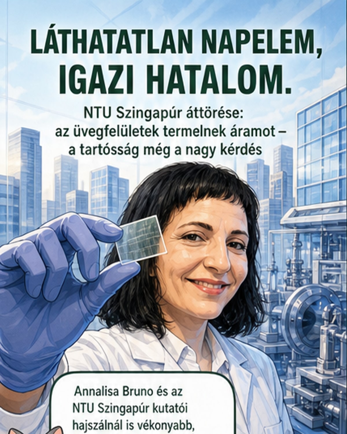 Láthatatlan napelemek jönnek