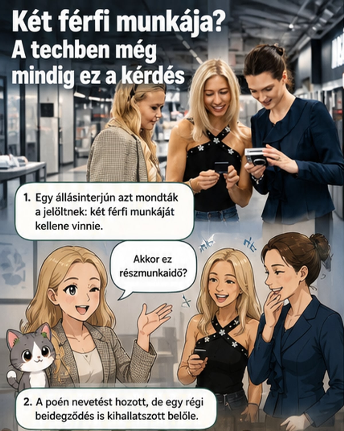 „Két férfi munkája?” – nők a techben