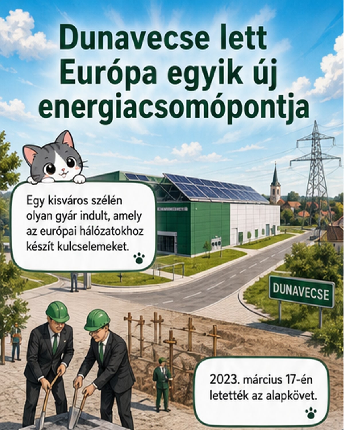 Dunavecse újra definiálja a zöld ipart
