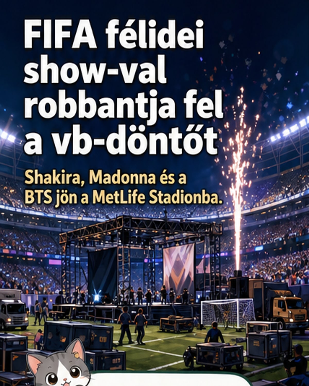 Shakira, Madonna és BTS a VB-döntőn