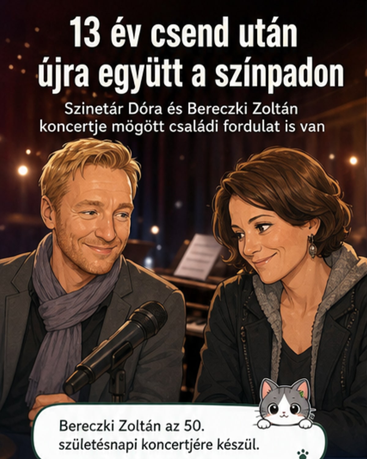 Dóra és Zoltán újra egy színpadon
