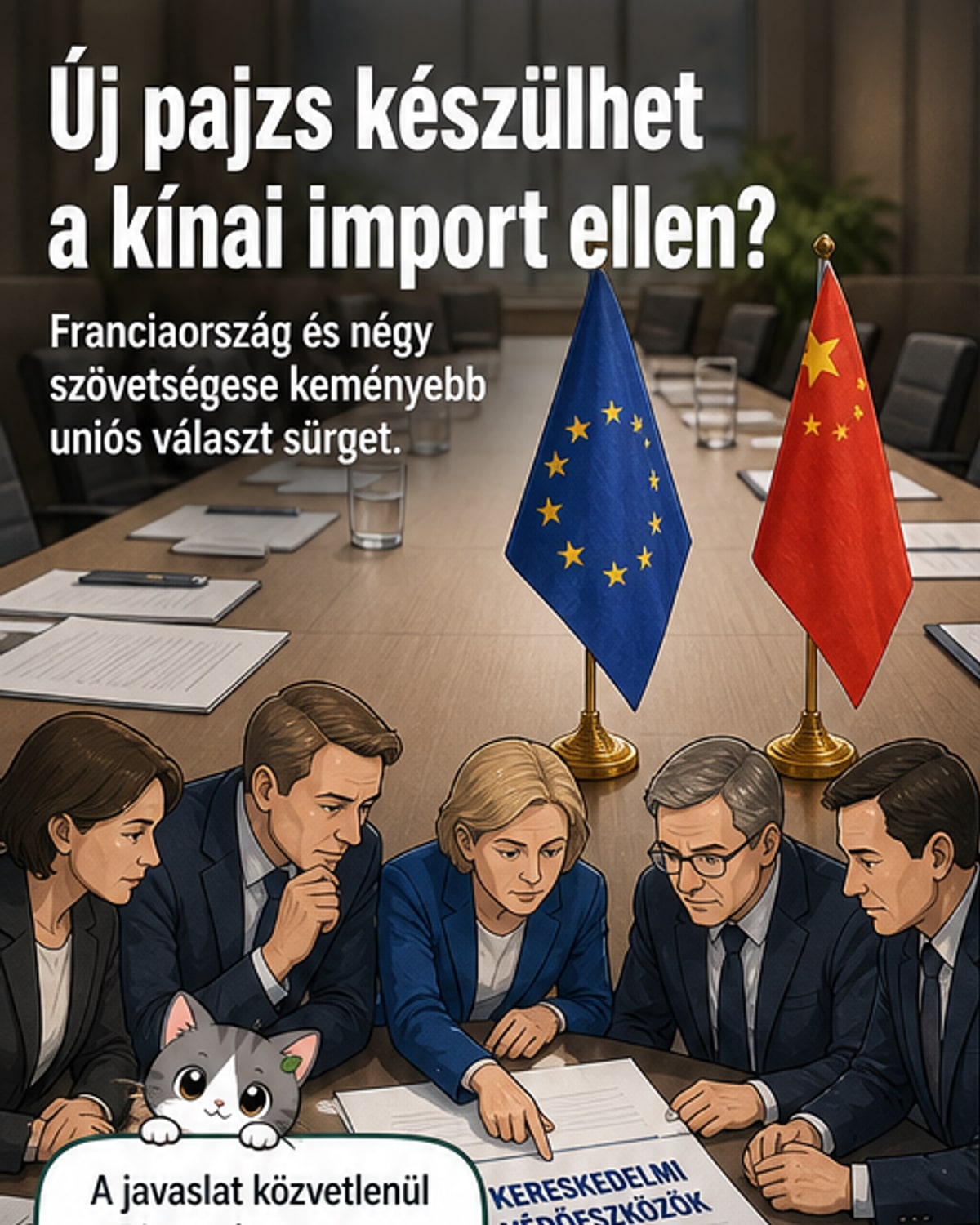 Franciaország vezeti az EU kínai import elleni védelmi frontot