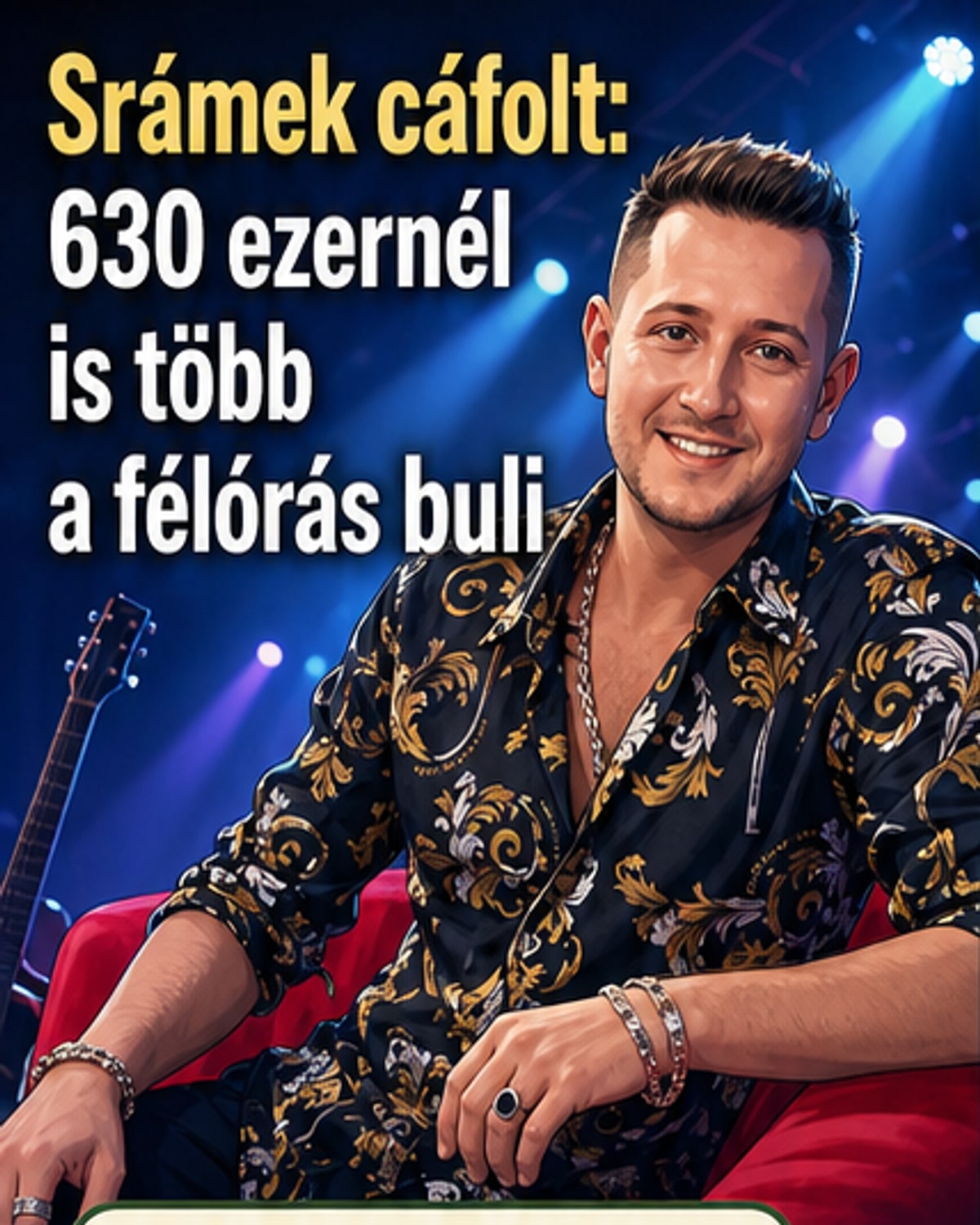 700 ezer forint félóráért