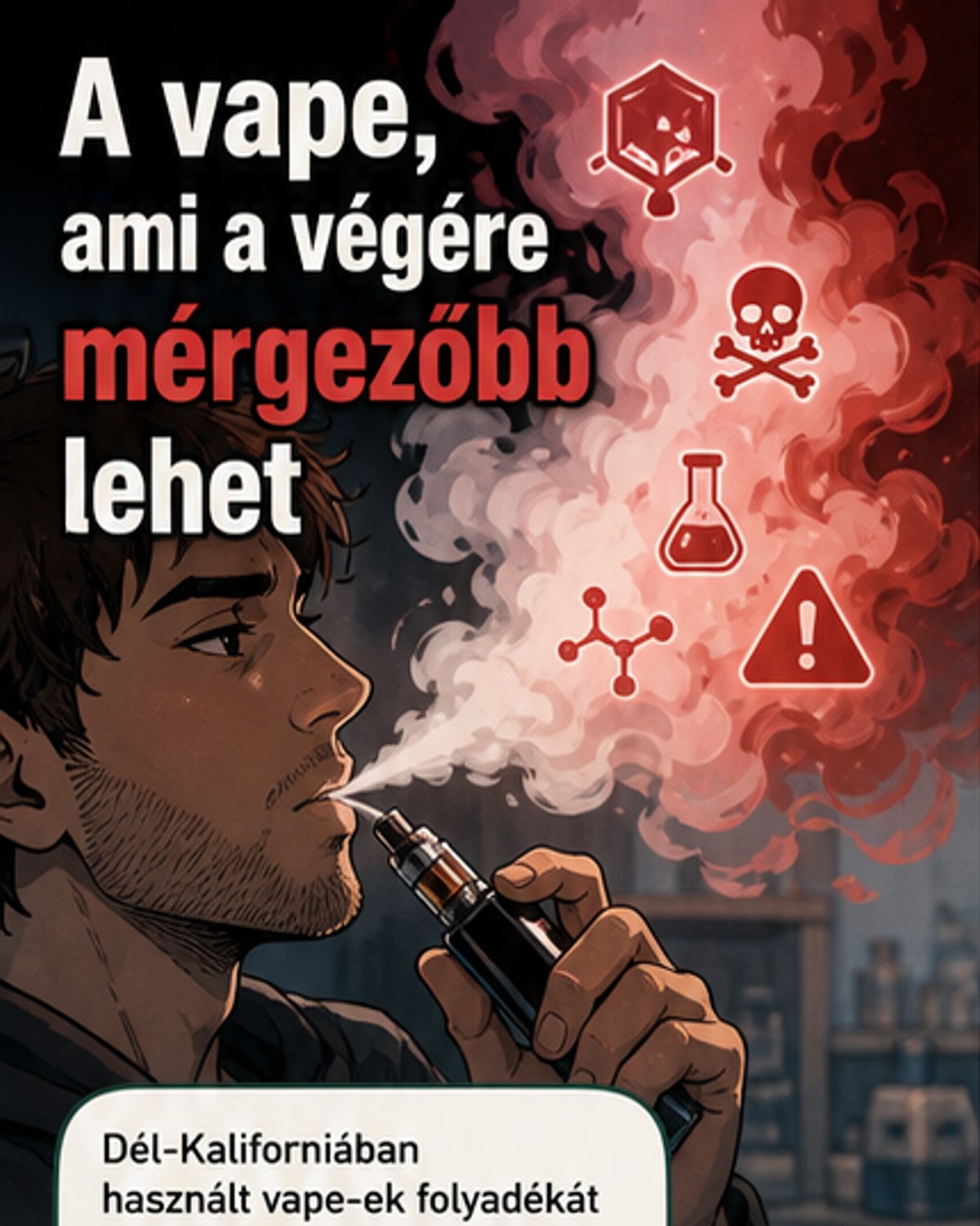 Vape használattal egyre mérgezőbbé válik